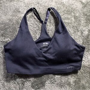 AYBL Women's Black Staple Sports Bra